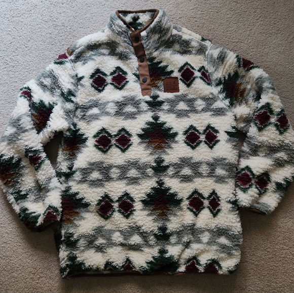 home free Tops - Aztec fleece sweater, size XL